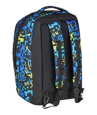 SEVEN SCRIBBLED FLAME Removable 2-wheel trolley backpack PINENEEDLE - Backpack trolleys - 6
