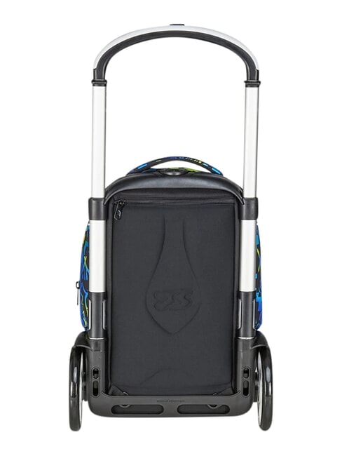 SCRIBBLED FLAME Removable 2-wheel trolley backpack PINENEEDLE - Backpack trolleys