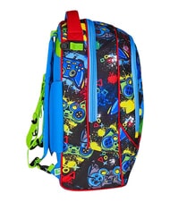 SJGANG GAME-LED 3-wheel trolley backpack, removable FIERY RED - Backpack trolleys - 4