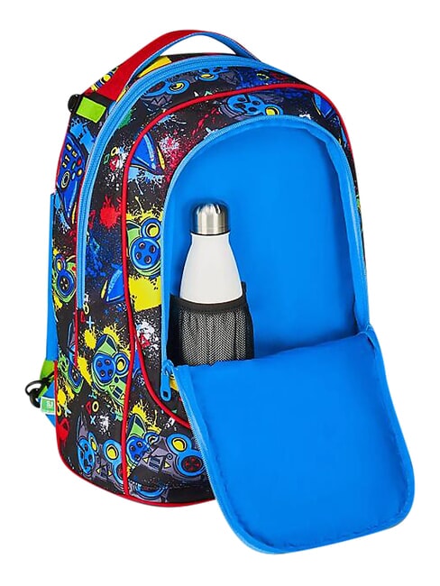 GAME-LED 3-wheel trolley backpack, removable FIERY RED - Backpack trolleys