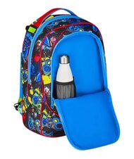 SJGANG GAME-LED 3-wheel trolley backpack, removable FIERY RED - Backpack trolleys - 5