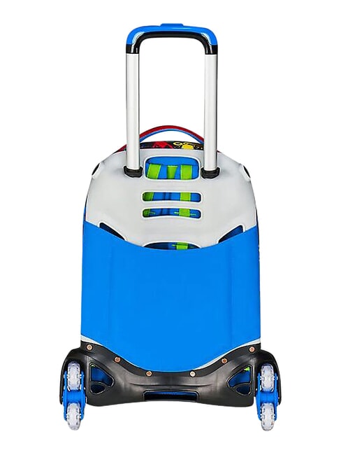 GAME-LED 3-wheel trolley backpack, removable FIERY RED - Backpack trolleys