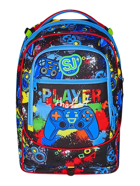 GAME-LED 3-wheel trolley backpack, removable FIERY RED - Backpack trolleys