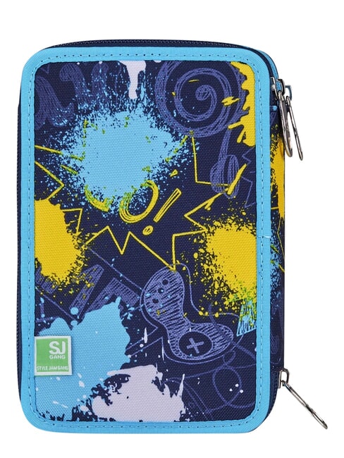 SJ EVER 3-zip pencil case bluebell turquoise - Cases and Accessories