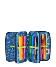SJGANG SJ EVER 3-zip pencil case bluebell turquoise - Cases and Accessories - 2