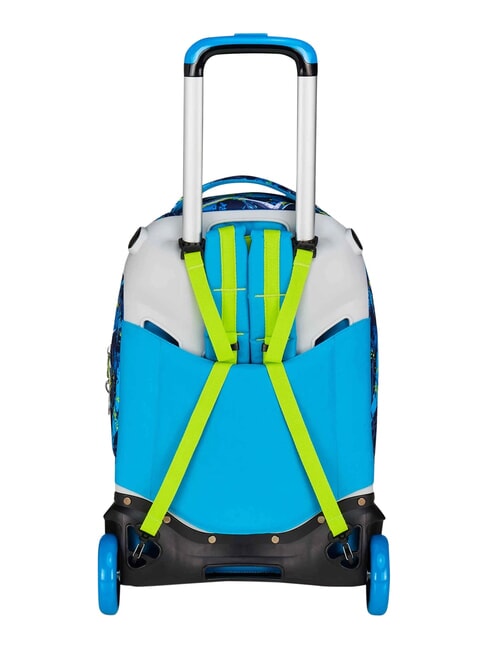 CUCCIOLI Removable 2-wheel trolley backpack PINENEEDLE - Backpack trolleys