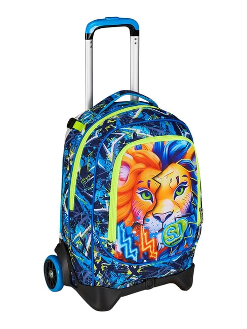 CUCCIOLI Removable 2-wheel trolley backpack PINENEEDLE - Backpack trolleys