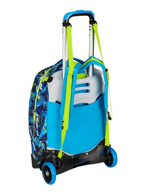 CUCCIOLI Removable 2-wheel trolley backpack PINENEEDLE - Backpack trolleys