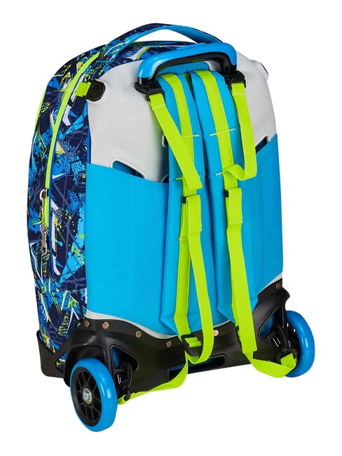 CUCCIOLI Removable 2-wheel trolley backpack PINENEEDLE - Backpack trolleys