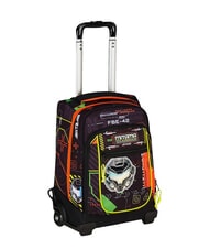MITAMA FLUO BATTLE 2-wheel trolley backpack, fixed cmi8 - Backpack trolleys - 4