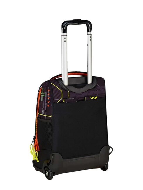 FLUO BATTLE 2-wheel trolley backpack, fixed cmi8 - Backpack trolleys