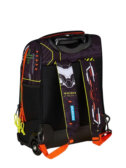 FLUO BATTLE 2-wheel trolley backpack, fixed cmi8 - Backpack trolleys