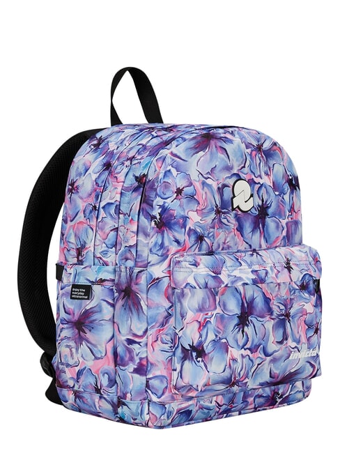 NEW WAY Double compartment backpack light flowers - Backpacks & School and Leisure