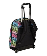 SEVEN JUMPLOVE 2-wheel trolley backpack, fixed RHODAMINE RED - Backpack trolleys - 5