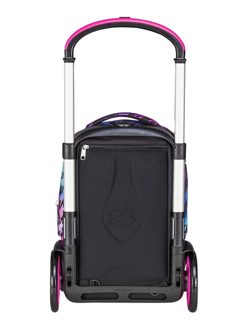 GLOW LOVE Removable 2-wheel trolley backpack Black - Backpack trolleys