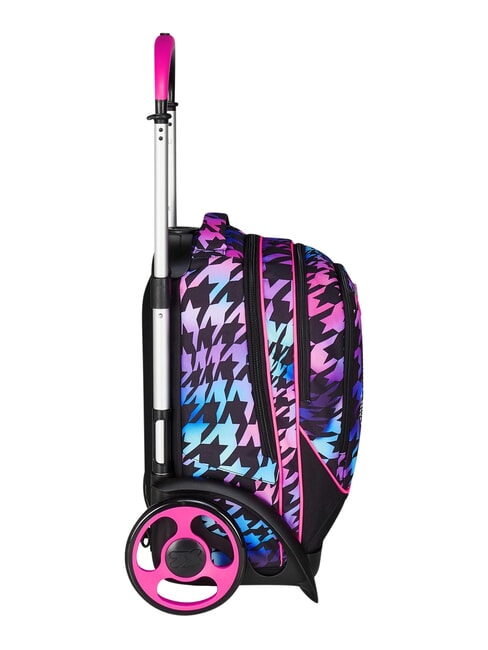 GLOW LOVE Removable 2-wheel trolley backpack Black - Backpack trolleys