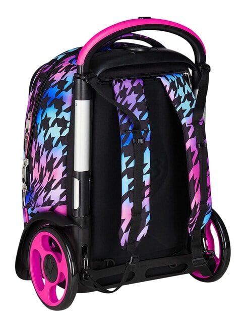 GLOW LOVE Removable 2-wheel trolley backpack Black - Backpack trolleys