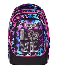 SEVEN GLOW LOVE Removable 2-wheel trolley backpack Black - Backpack trolleys - 8