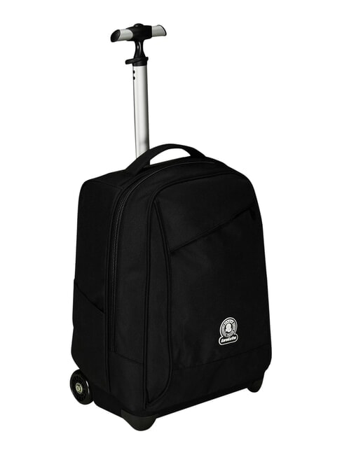 SOLID GRS 2-wheel trolley backpack, fixed Black - Backpack trolleys