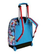 SJGANG JUNIOR 2-wheel trolley backpack, fixed Black - Backpack trolleys - 8