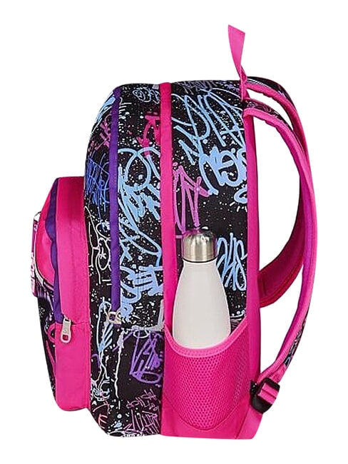 SJ EVER FIXSTAR GIRL Double compartment backpack Black - Backpacks & School and Leisure