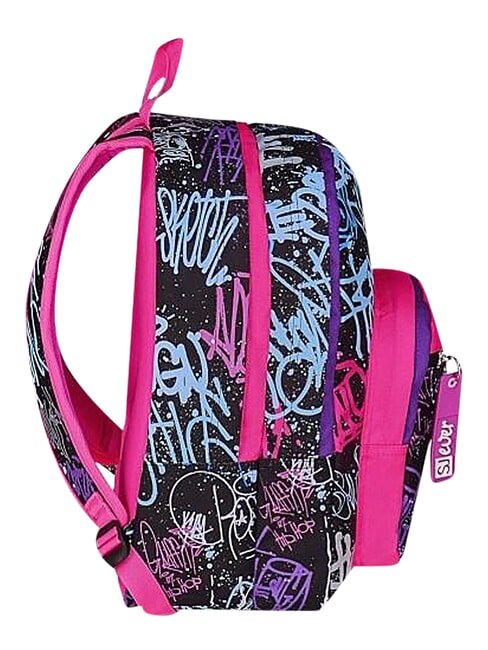 SJ EVER FIXSTAR GIRL Double compartment backpack Black - Backpacks & School and Leisure