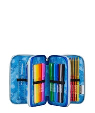 SEVEN GET TOGETHER 3-zip pencil case reflex blue - Cases and Accessories - 2