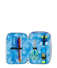 SEVEN GET TOGETHER 3-zip pencil case reflex blue - Cases and Accessories - 5