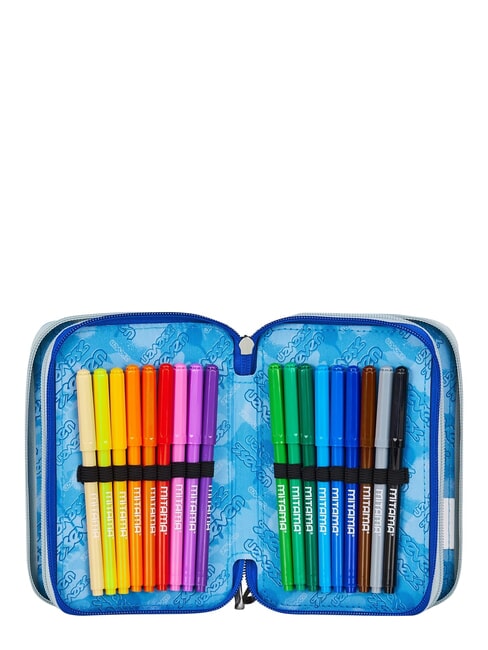 GET TOGETHER 3-zip pencil case reflex blue - Cases and Accessories