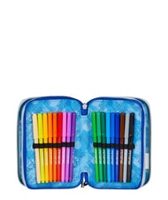 SEVEN GET TOGETHER 3-zip pencil case reflex blue - Cases and Accessories - 6