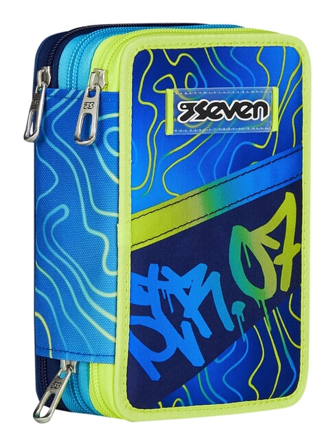 GET TOGETHER 3-zip pencil case Bluedeep - Cases and Accessories