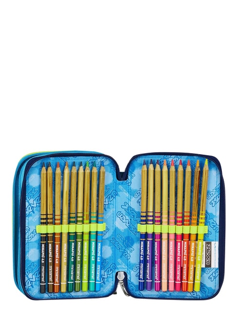 GET TOGETHER 3-zip pencil case Bluedeep - Cases and Accessories