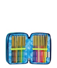 SEVEN GET TOGETHER 3-zip pencil case Bluedeep - Cases and Accessories - 3