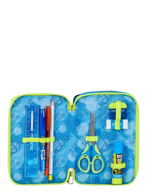 GET TOGETHER 3-zip pencil case Bluedeep - Cases and Accessories