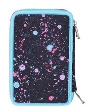 SEVEN GET TOGETHER 3-zip pencil case Black - Cases and Accessories - 4