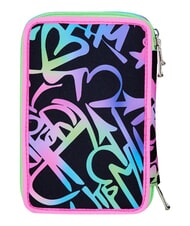 SEVEN GET TOGETHER 3-zip pencil case fuxiafluo - Cases and Accessories - 2