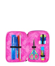 SEVEN GET TOGETHER 3-zip pencil case pink strawberry - Cases and Accessories - 6