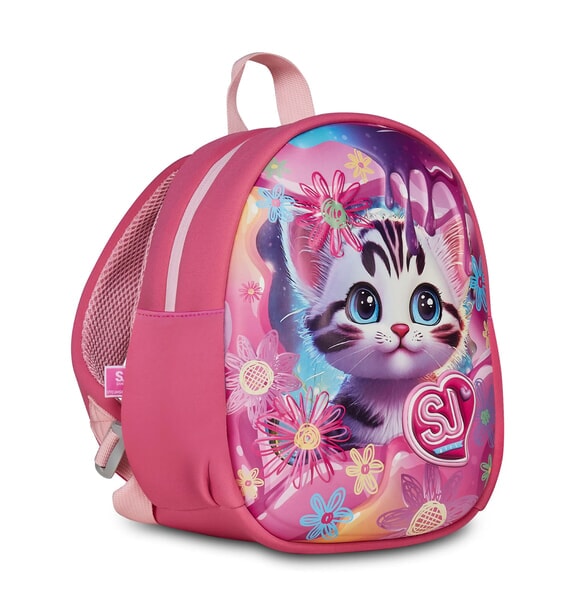 FANCY ANIMALS Small backpack with side pocket BLACK STRIPED FOREST - Backpacks & School and Leisure