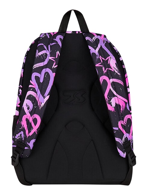 LOVELY ELEMENTS Double compartment backpack pink strawberry - Backpacks & School and Leisure