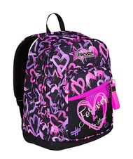 SEVEN LOVELY ELEMENTS Double compartment backpack pink strawberry - Backpacks & School and Leisure - 3