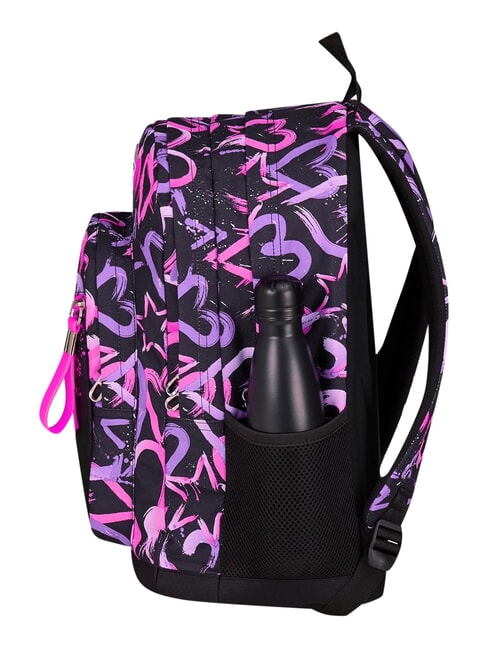 LOVELY ELEMENTS Double compartment backpack pink strawberry - Backpacks & School and Leisure