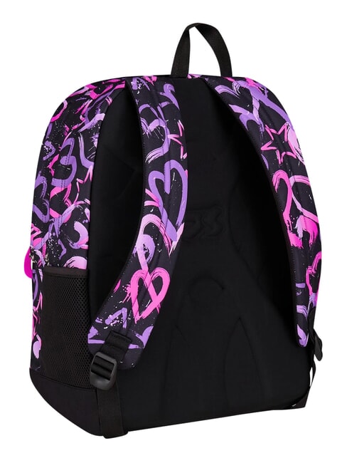 LOVELY ELEMENTS Double compartment backpack pink strawberry - Backpacks & School and Leisure