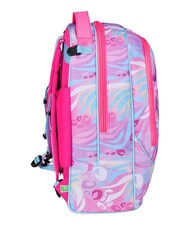 SJGANG PLUSHY RABBIT 3-wheel trolley backpack, removable pink doll - Backpack trolleys - 4