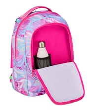 SJGANG PLUSHY RABBIT 3-wheel trolley backpack, removable pink doll - Backpack trolleys - 7