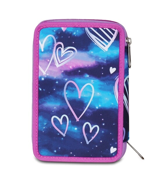 GLOOMY HEART 3-zip pencil case Bluedeep - Cases and Accessories
