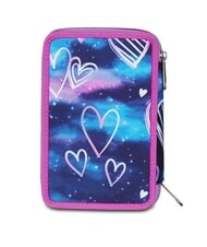 SEVEN GLOOMY HEART 3-zip pencil case Bluedeep - Cases and Accessories - 6
