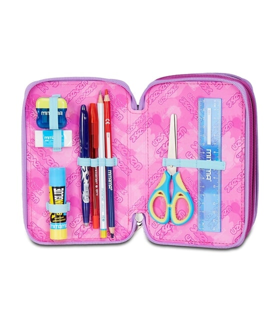 GLOOMY HEART 3-zip pencil case Bluedeep - Cases and Accessories