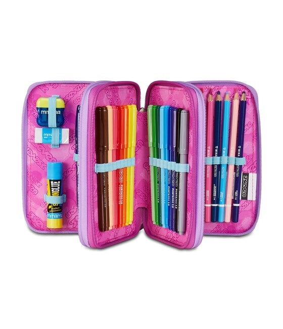 GLOOMY HEART 3-zip pencil case Bluedeep - Cases and Accessories