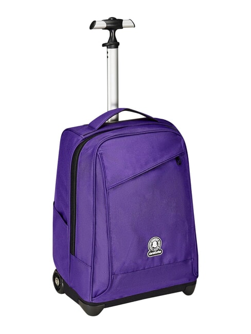 SOLID GRS 2-wheel trolley backpack, fixed royal purple - Backpack trolleys