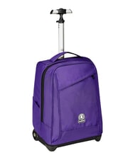INVICTA SOLID GRS 2-wheel trolley backpack, fixed royal purple - Backpack trolleys - 3
